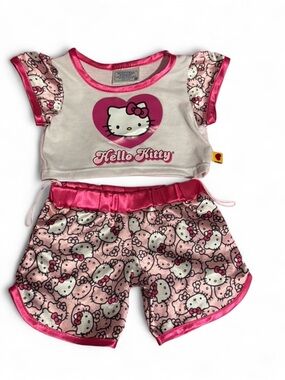 Hello Kitty Build a Bear Pajama Outfit